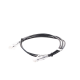 Cable de Parcheo Slim UTP Cat6A - 1 m Negro, Diámetro Reducido (28 AWG)