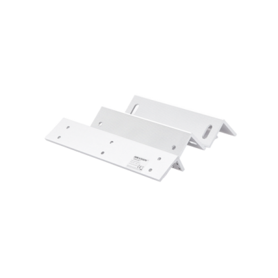 Kit de montajes Z y L para Cerradura Magnética HIKVISION / Compatible con DS-K4H258S / Uso en Puerta de Madera y Metal