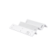 Kit de montajes Z y L para Cerradura Magnética HIKVISION / Compatible con DS-K4H258S / Uso en Puerta de Madera y Metal