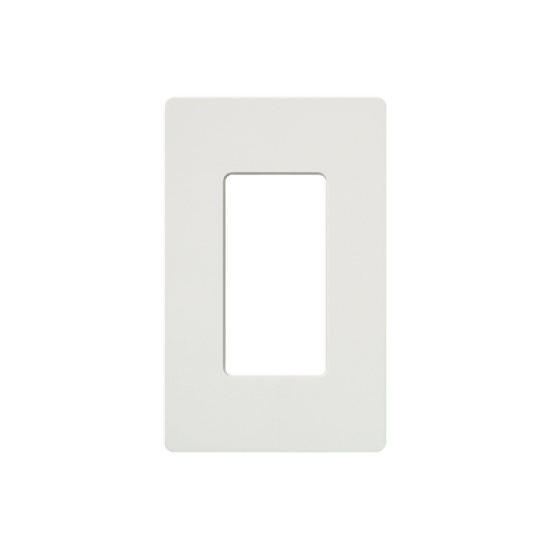 Placa de pared 1 espacio, para atenuador (dimmer), apagador ó control remoto inalámbrico LUTRON.