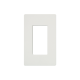 Placa de pared 1 espacio, para atenuador (dimmer), apagador ó control remoto inalámbrico LUTRON.