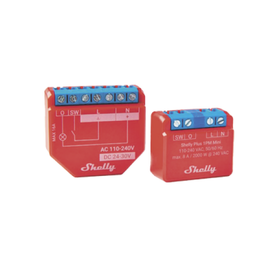 Mini Interruptor inteligente con Wi-Fi, medición de consumo, 1 canal 8A, compatible con asistentes de voz Alexa y GoogleHome