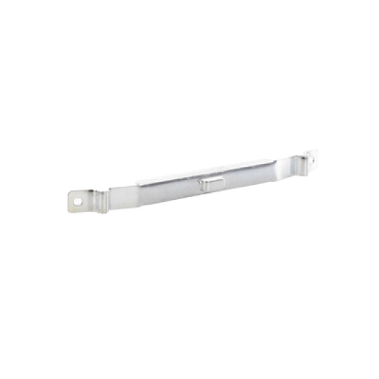 Clip Recto Automático para unir tramos de charola, con acabado Electro Zinc 