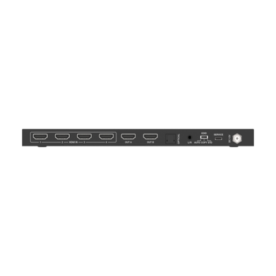 Matricial HDMI | 4x2 | 4K2K@60Hz | HDR | YCbCr 4:4:4 | EDID Auto | Extractor de Audio | Salida de audio análoga y digitalizados | HDCP 2.2 | 18 Gbps
