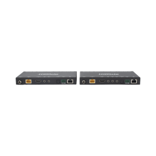 Kit Extensor HDMI | 4K2K@60HZ | HDR 4:4:4 | HDBaseT | 100M | Salida de Audio | HDCP 2.2 | IR Bidireccional | Admite la función USB KVM