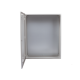 Gabinete de Acero IP66 Uso en Intemperie (800 x 1000 x 300 mm) con Placa Trasera Interior Metálica y Compuerta Inferior Atornillable (Incluye Chapas y Llaves T).