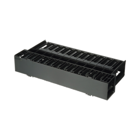 Organizador de Cables Horizontal NetManager, Doble (Frontal y Posterior), Para Rack de 19in, 2UR