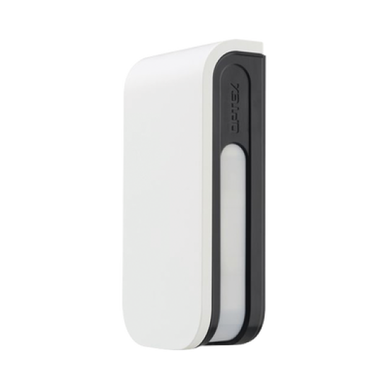 Sensor de Movimiento / 24 Metros de Detección / 100% Exterior / Serie Shield de Optex / Diseño Estético y Formal / Cableado / Compatible con cualquier panel de alarma
