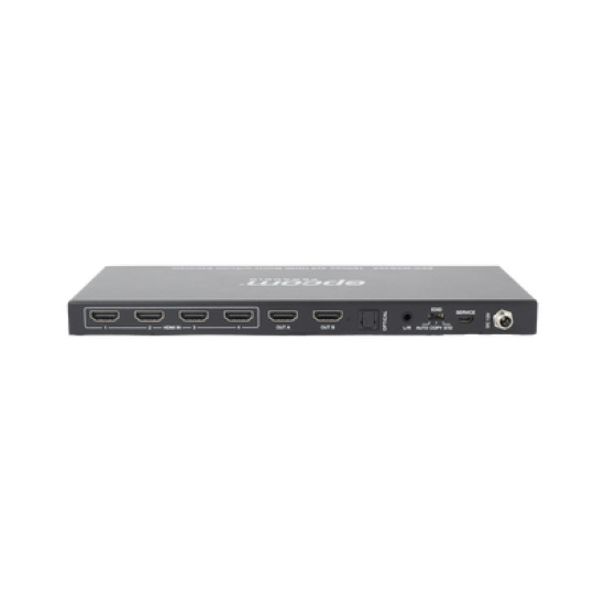 Matricial HDMI | 4x2 | 4K2K@60Hz | HDR | YCbCr 4:4:4 | EDID Auto | Extractor de Audio | Salida de audio análoga y digitalizados | HDCP 2.2 | 18 Gbps