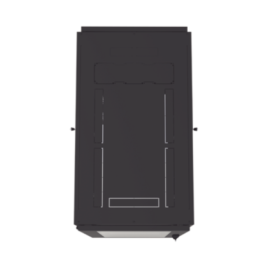 Gabinete Profesional para Telecomunicaciones de 24UR, 600 mm de Ancho x 1000 mm de Profundidad, Se envía el Gabinete Armado.