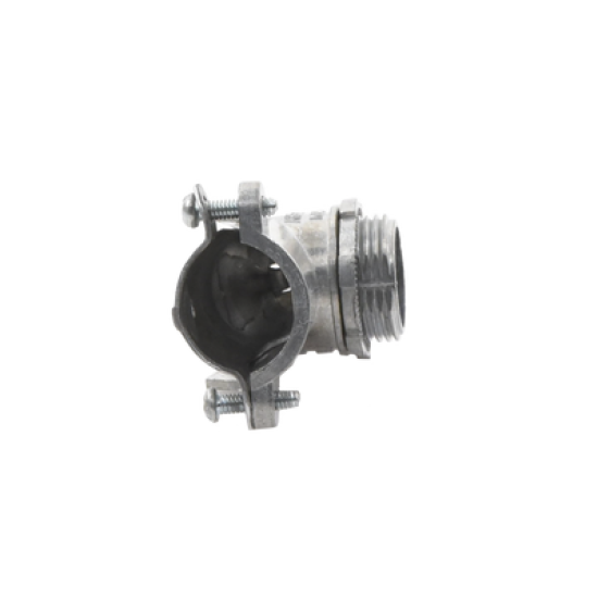 Conector curvo para tubo flexible 3/4