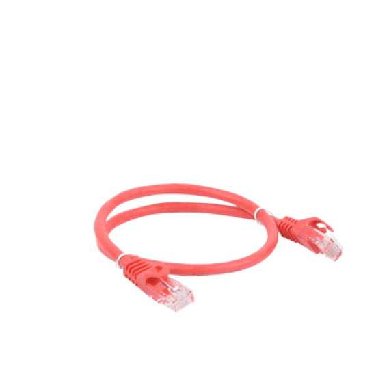 Cable de parcheo UTP Cat6 - 0.5 m - rojo