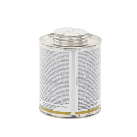 Pegamento / Cemento Claro de 473 ml para Tubo Conduit PVC Pesado.