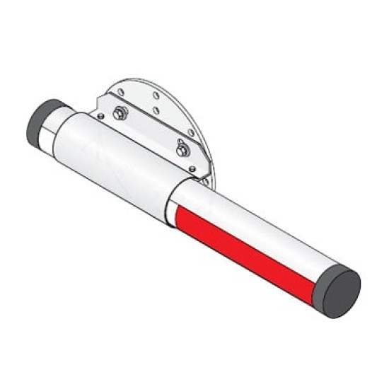 Brazo de aluminio sin iluminación de 14ft (4.26m) / Montaje no incluido Brazo de aluminio sin iluminación de 14ft (4.26m) / Montaje no incluido