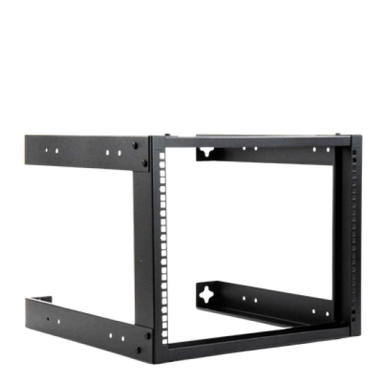 Rack Abierto de montaje en Pared, de 19in, 8 Unidades de rack