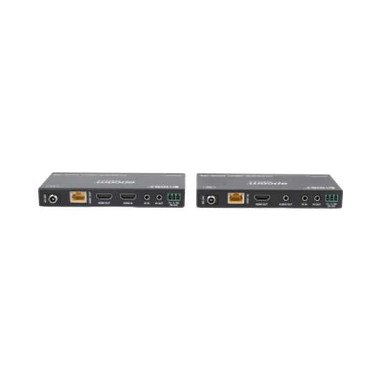 Kit Extensor HDMI | 4K2K@60HZ | HDR 4:4:4 | HDBaseT | 120/150m | Salida de Audio | HDCP 2.2 | IR Bidireccional