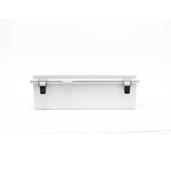 Gabinete de Plástico ABS, Uso en Intemperie IP66 (350 x 460 x 160 mm) Cierre por Broche Inoxidable y Permite Cerrado con Candado y Llave (Perno 5mm) No Incluido