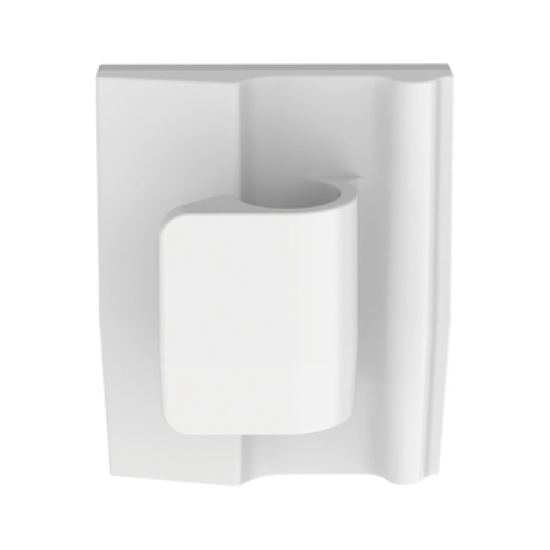 Clip de Nylon 6.6 con Adhesivo, Para Cables de Hasta 15.8 mm de Diámetro, Uso Interior, Color Natural, Paquete de 100pz