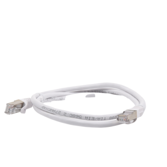 Patch Cord Cat6A 10G blindado 1.0M ( 3.28 ft ) BLANCO