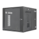 Gabinete PanZone de Montaje en Pared, de 19in, Puerta con Ventana de Seguridad, 12 UR, 762mm de Profundidad, Color Negro