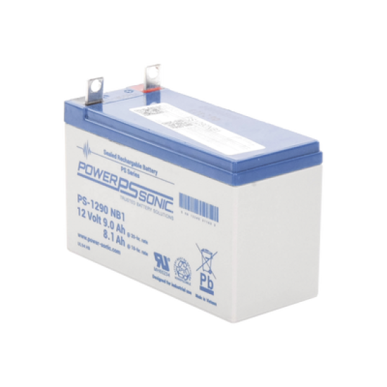 Batería 12V, 9AH, Para Respaldo, Tecnologías AGM/VRLA, 5 Años Vida Útil, Terminales NB1, Reconocida UL 