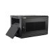 Gabinetes PRECISION, Con Puerta Perforada, de 19in, 6UR, 450mm de Profundidad, Color Negro