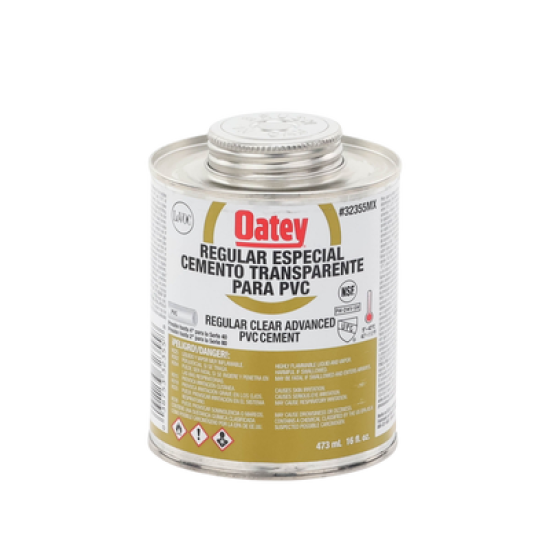 Pegamento / Cemento Claro de 473 ml para Tubo Conduit PVC Pesado.