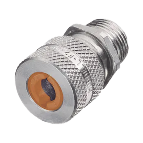 Conector de cable, de aluminio macho recto, .13 - .19