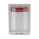 Cubierta Protectora de Policarbonato Serie Stopper II® , Con Bocina, Sin Espaciador, Montaje Empotrado, Etiqueta en Inglés 