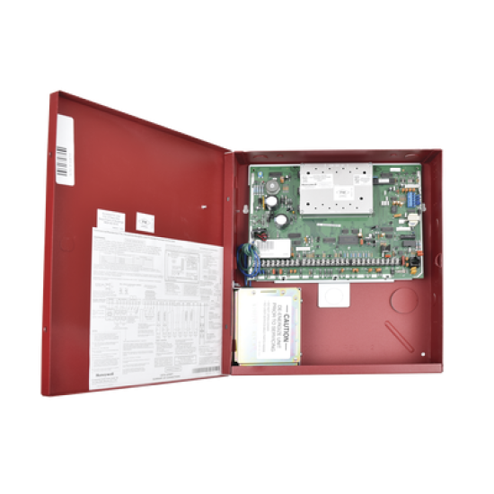 Panel Hibrido de Incendio e Intrusión, Hasta 32 Zonas Cableadas o Inalámbricas, 24 Zonas V-Plex, 2 Particiones, Compatible con AlarmNet y Total Connect