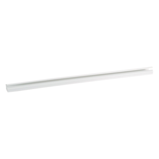 Canaleta LD10 de PVC rígido, con cinta adhesiva para instalación sin herramientas, de 38.4 x 24 x 1828.8 mm, Color Blanco