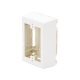 Caja de Pared Superficial, uso Universal con Placas de Pared, Con Cinta Adhesiva, Color Blanco Mate