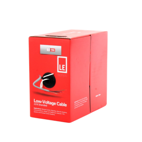Bobina de 305 Metros / Cable de CCA / 6 x 22 AWG / Tipo Aluminio Revestido de Cobre / Aplicaciones en Control de Acceso / Alarmas de Intrusión/Control de Acceso / Automatización / Interfonos y TV Porteros 