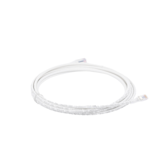 Patch Cord MC6 Modular Cat6 UTP, CM/LS0H, 15ft, Color Blanco