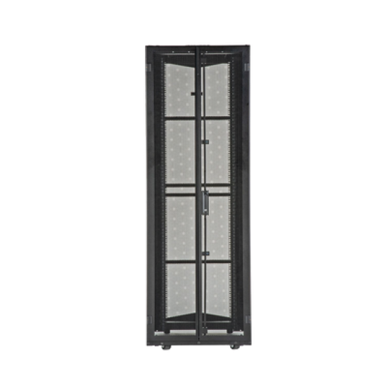 Gabinete FlexFusion para Centros de Datos, 45 UR, 800 mm de Ancho, 1200 mm de Profundidad, Fabricado en Acero, Color Negro
