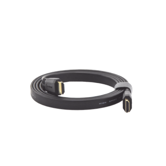 Cable HDMI 2.0 Plano de 1.5 m / 4K@60Hz / HDR / 3D / HEC (Canal Ethernet HDMI) / ARC (Canal de Retorno de Audio / Color Profundo de 48 bits / Audio de 32 canales / HDCP /Audio Dolby True HD 7.1 / 18 Gbps / Estañado y Triple Blindaje / Anti Interfer