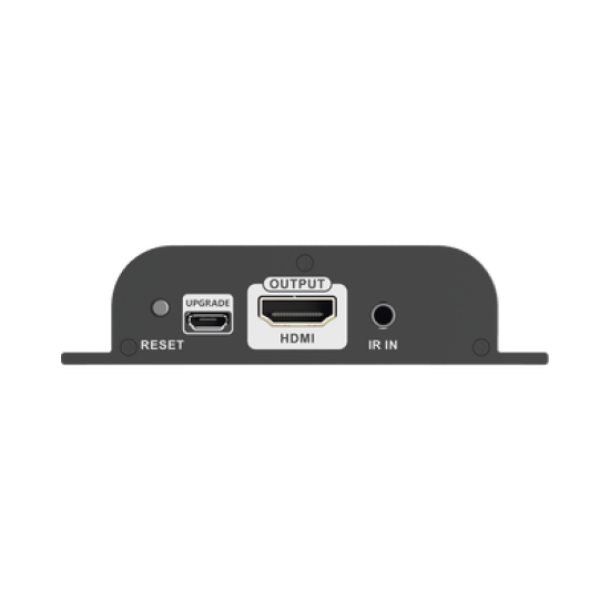 Receptor compatible para Kit TT6834K  | Resolución 4K @60Hz | 120 metros | Cat 6 | Compatible con Switch gigabit | Control IR | 