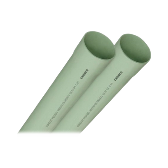 Tubo PVC Conduit pesado de 4