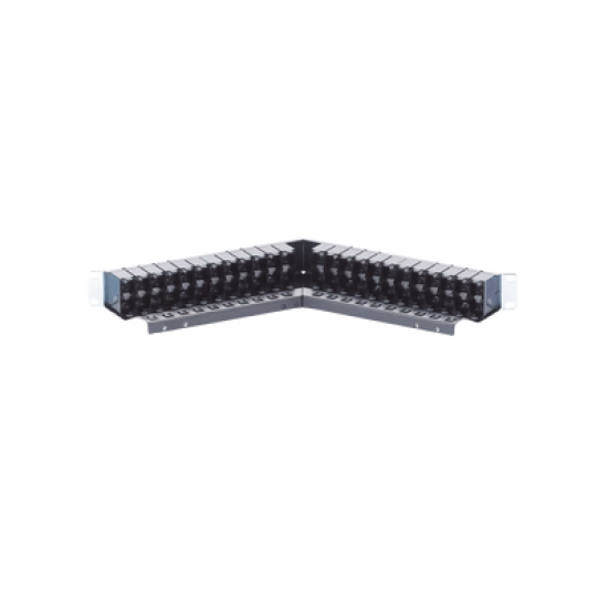 Patch Panel Z-MAX de 48 puertos, Blindado, Precargado con Jacks Categoría 6A,  Angulado, 1UR