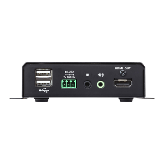 Receptor HDMI | IP | 4K @ 30Hz | 4:4:4 | EDID Expert™ | Protocolo CLI Telnet o RS-232 | Conexión Punto a Punto o Multipunto a Multipunto