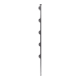 Poste de Paso de 1.2m para Cerca Electrificada.Tubo Galvanizado cal. 18 de 1