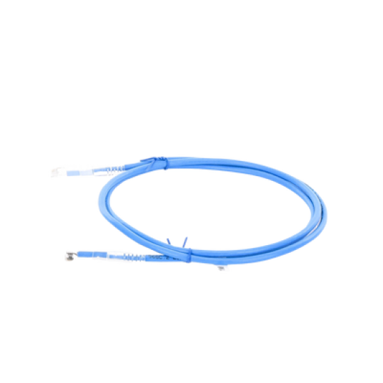 Cable de Parcheo Slim UTP Cat6A - 1 m Azul, Diámetro Reducido (28 AWG)