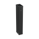 Organizador Vertical PatchRunner™, Doble (Frontal y Posterior), Para Rack Abierto de 45 Unidades, 12in de Ancho, Color Negro