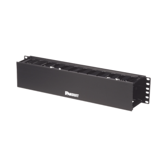 Organizador de Cables Horizontal PatchLink, Sencillo (Solo Frontal), Para Rack de 19in, 2UR
