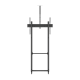 Montaje de Piso Móvil para Pantallas de  65 in a 100 in | vesa 100 x 100 hasta 1000 x 600 | carga maxima soportada 120kg| Fabricado en aluminio y acero