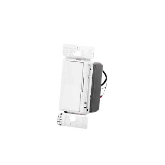 (Caseta Wireless) DIVA Atenuador de pared. Aumenta/Disminuye Intensidad de Iluminación.  No requiere cable neutro. 150W LED / 600W INC/HAL