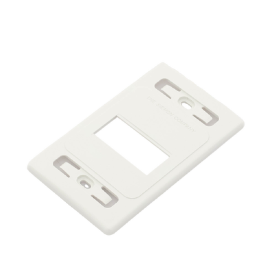 Placa de pared modular MAX, de 3 salidas, color blanco, version bulk (Sin Empaque Individual)