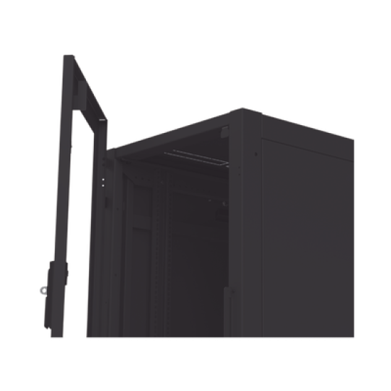 Gabinete Profesional para Telecomunicaciones de 24UR, 600 mm de Ancho x 1000 mm de Profundidad, Se envía el Gabinete Armado.