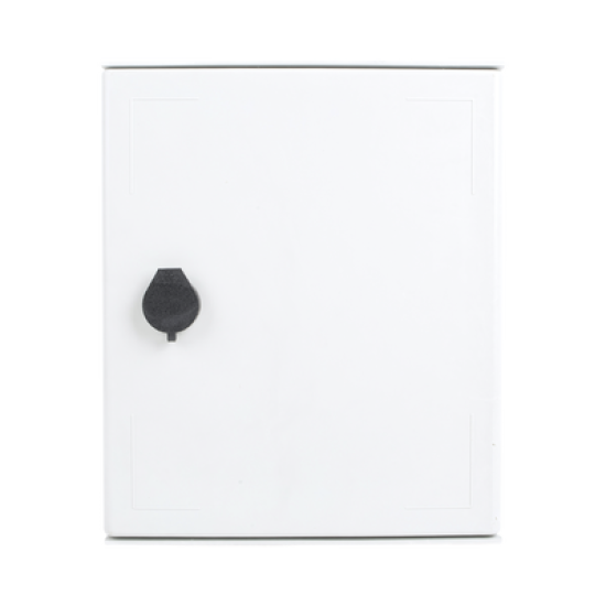 Gabinete de Poliéster IP65 Uso en Intemperie (250 x 300 x 140 mm) con Placa Trasera Interior de Plástico (Incluye Chapa y Llave).