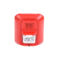 Sonorizador Tipo Chime con Lámpara Estroboscópica a 2 Hilos, Montaje en Pared, Color Rojo, con Configuración Estroboscópica Seleccionable, Nuevo Diseño Moderno y Elegante y Menor Consumo de Corriente